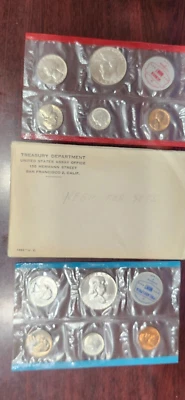 1963 US Mint Set - DDO 1C & FS-801 50C - All Original - Image 1 of 4