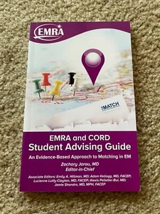 EMRA & CORD Student Advising Guide - Zachary Jarou, MD  **BRAND NEW, UNUSED** - Picture 1 of 2