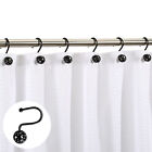 12pcs Curtain Hooks Rings Strong Suspension Window Gauze Shower Curtain Hanging