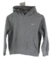 NIKE Grey Hoodie Chest size 32" Boys Pullover Sports Jumper Pullover Kids - Picture 1 of 7