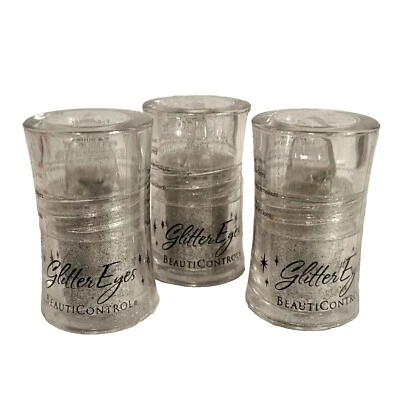 BeautiControl Glitter Eyes Ice Princess Silver Eyeshadow Lot of 3 Sealed NEW - Image 1 of 2