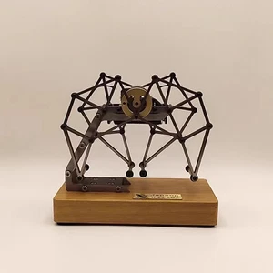 Maquette moteur marche quatre pattes vintage métal jouets mécaniques artisanat cadeau - Photo 1 sur 13