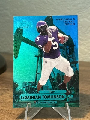 2013 Fleer Retro Metal Universe LaDainian Tomlinson Precious Metal Gems Blue /50 - Image 1 of 4