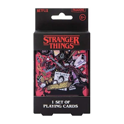 Paladone Stranger Things Playing Card Deck in Collectible Tin - Image 1 of 3