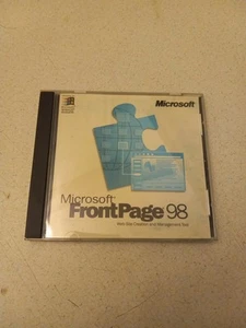 Microsoft FrontPage 98 Website Erstellung CD Software mit Product Key - Bild 1 von 2