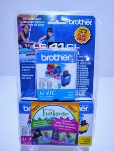 NEW Brother LC 41 CL 3 pack blue yellow magenta - Picture 1 of 3