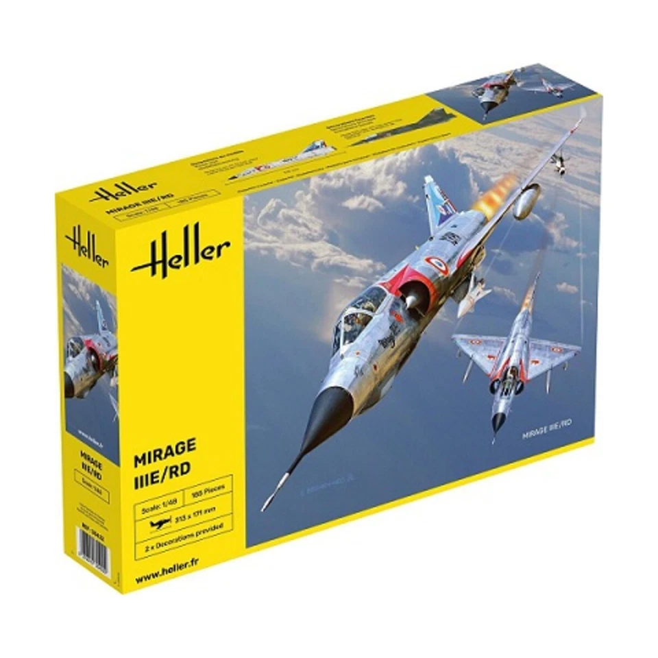 Heller Modello Kit 1/48 Mirage IIIE/RD Nuovo - Immagine 1 di 1