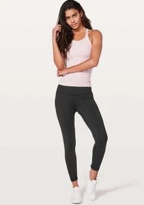 Apretado Lululemon Wunder Under Hi-Rise 7/8 *Full-On Luon 25" Negro Talla 4 - Imagen 1 de 12