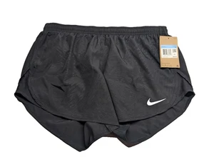 Nike Dri-Fit Women’s Running Shorts Medium Black Pattern NWT $40 MSRP - Picture 1 of 7