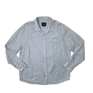 Rails Shirt Mens 2XL Light Blue Cotton Wyatt Long Sleeve Breathable Lightweight - Picture 1 of 9