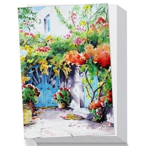 50 Fogli Carta Acquerello Cotone 140LB/300GSM Spessore Bianco Off Pressa a Freddo Pap... - Foto 1 di 6