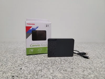 Toshiba Canvio Portable External Hard Disk Drive​ Storage - 1TB  - Image 1 of 4