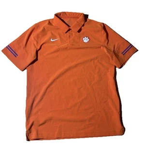 Camisa Polo Nike Clemson Tigers Mediana Dri-Fit Poliéster Spandex Naranja - Imagen 1 de 12