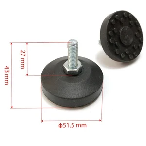 4pc AntiSlip Leveling Feet for Exercise Bike and Fitness Equipment Use - Picture 1 of 8