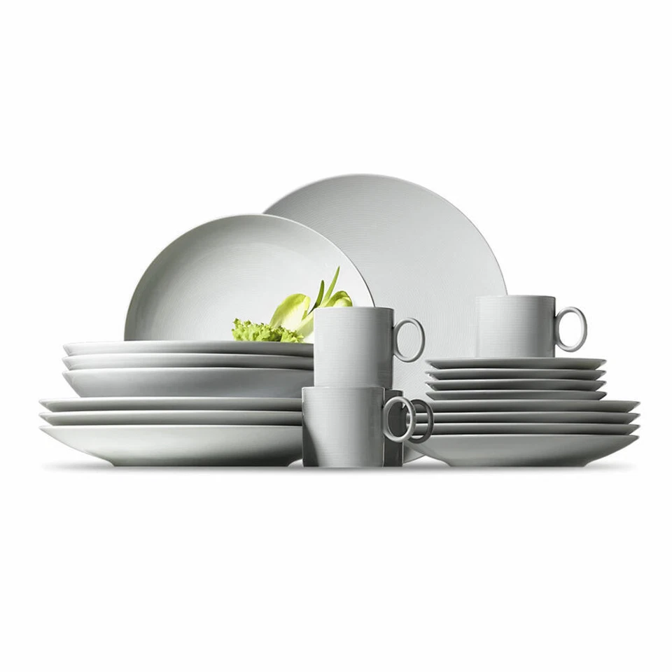 Set N°1 Thomas Loft, Set Vaisselle 16 Pcs Porcelaine Blanc, Comp. Lave-Vaisselle - Photo 1/1