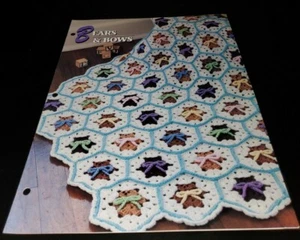 EDREDÓN DE CROCHET Y CLUB AFGANO 1993, FOLLETO PATRÓN DE OSOS Y ARCOS - Imagen 1 de 1