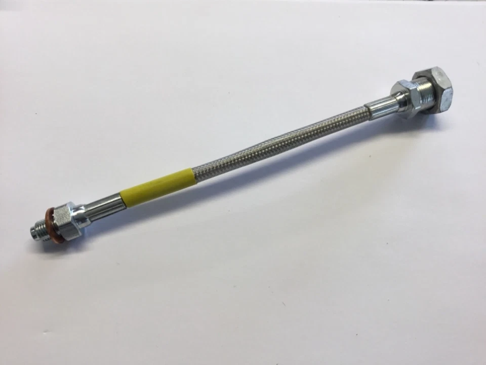 CLASSIC MINI - 1959 - 1982 - STAINLESS STELL FLEXI CLUTCH HOSE - PRE-VERTO - - Image 1 of 1