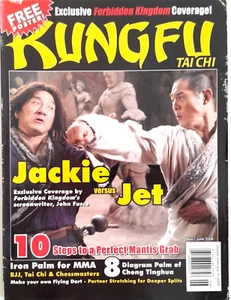 KUNG-FU TAI CHI: May / June 2008 Vintage US Magazine "JACKIE CHAN VERSES JET LI" - Picture 1 of 1
