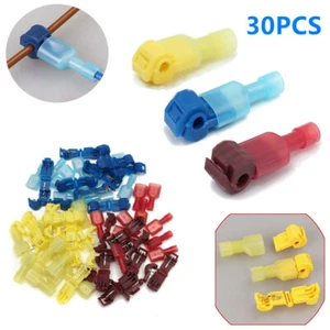 30X Schnellverbinder Stromdieb Crimpsteckverbinder Abzweigverbinder Sortiment - Bild 1 von 7