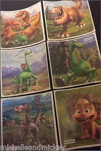 Pegatinas The Good Dinosaur x 6 - Botín de fiesta de cumpleaños - Pegatinas de dinosaurios Arlo - Imagen 1 de 2
