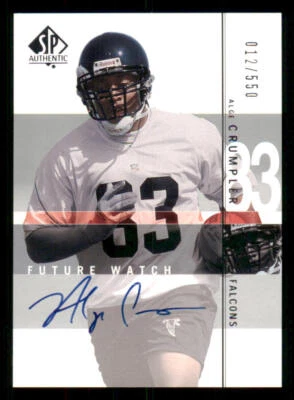 2001 SP Authentic #123 Alge Crumpler AU RC /550 - Image 1 of 2