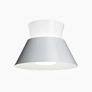 MID CENTURY MODERN FINLAND YKI NUMMI 1955 "KARTIOT" GREY/WHITE PENDANT LAMP - Picture 1 of 6