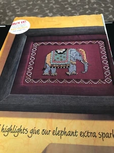 "Asian Elephant" Stitch Chart (Pages from a Magazine) 39 - Picture 1 of 3