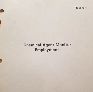 TC 3-4-1 Chemical Agent Monitor Employment, 17. Dezember 1991 - Bild 1 von 4