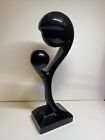 Abstract Mother and Child Sculpture Madona Black 
