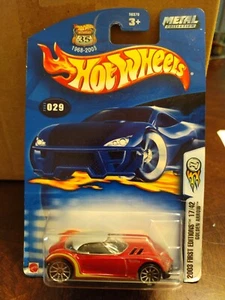 2003 Golden Arrow First Editions 17/42 red Hot Wheels 1/64 DIECAST CAR - Picture 1 of 3