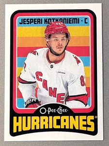 Jesperi Kotkaniemi 2024-25 Upper Deck O-Pee-Chee #102 Retro Blank Back Parallel - Picture 1 of 2