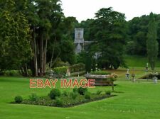 PHOTO  BICTON PARK AND ST MARY'S CHURCH SEEN FROM IN FRONT OF THE ORANGERY