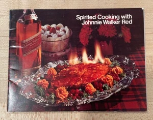 Rare Vintage Johnnie Walker Red Cookbook Recipe Booklet Pamphlet Spirited - Picture 1 of 10