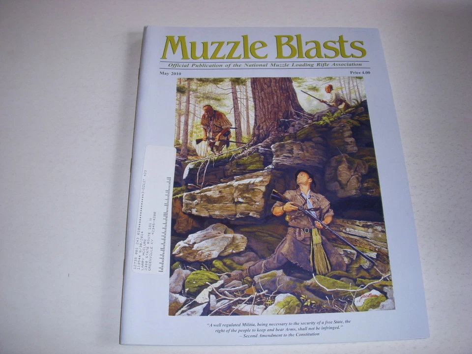 MUZZLE BLASTS Magazine, MAY, 2010, SHOT BAGS SHOT POUCHES, FRONTIER CULTURES! - Image 1 of 1