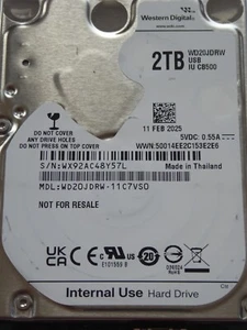 WD20JDRW-11C7VS0 JAN 2024 - FEB 2025 Western Digital 2TB - Bild 1 von 4