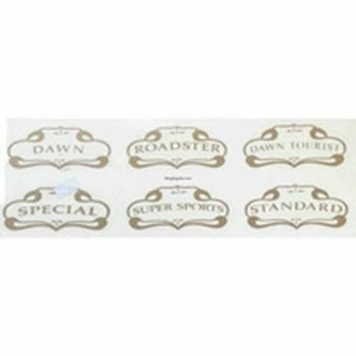 Raleigh Model Names From '20's, '30's 'And '40's - Image 1 of 1