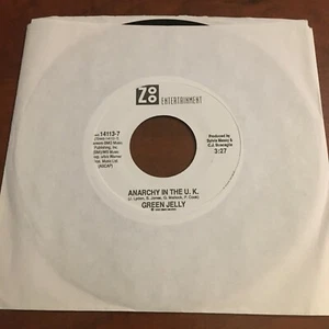 Green Jelly: Anarchy In the UK / Green Jelly Theme Song (45 RPM Single) New! - Picture 1 of 5