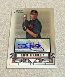 2008 Bowman Sterling Prospect Auto #BSP-DH David Hernandez Orioles - Bild 1 von 2