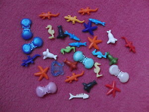 30 Playmobil Muscheltiere Meerestiere Seesterne Fische Robben Seepferdchen etc.