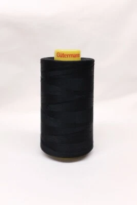 GUTERMANN Mara 100 Tex 30 100% POLYESTER, REGULAR SEWING THREAD, 5000m, BLACK - Image 1 of 2