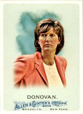 2010 Allen and Ginter #148 Anne Donovan Baseball Card Basketball Coach ID:25014 - Image 1 of 2
