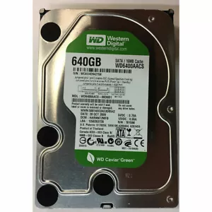 WD6400AACS-00D6B1 - Western Digital 640GB 7200 RPM SATA 3.5" HDD - Picture 1 of 1