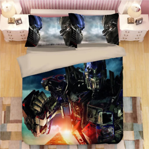 Transformers Cartoon Movies Print Full Bedding Set (4pcs)