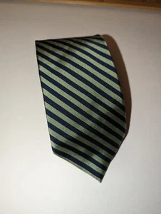 Jos. A. Bank Executive Collection Krawatte 100 % Seide grün blau gestreift - Bild 1 von 9