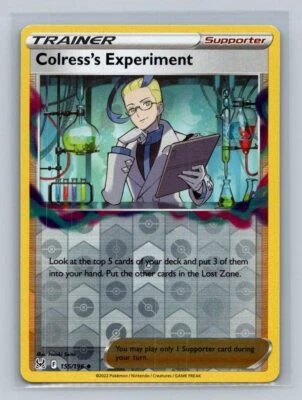 Colress's Experiment SWSH11: Lost Origin 155/196 Near Mint NM Reverse Holo - Image 1 of 2