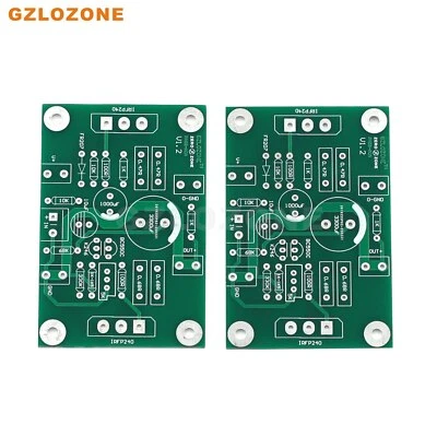 ZEROZONE 2 PCS PASS ACA Stereo 5W Single-Ended Class A FET+MOS Power Amplifier Bare PCB