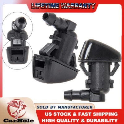 Boquilla de lavado de parabrisas Super Duty 2 piezas para Ford F250 F350 F450 F550 2011-2016 Foto 1 de 4