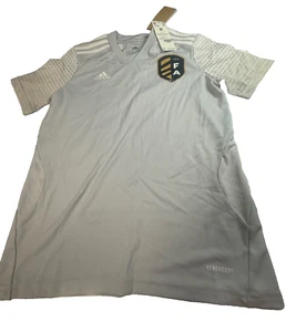 Adidas Aeroready Gray Soccer Jersey Soccer Club STL Size M #11 NWT - Picture 1 of 24