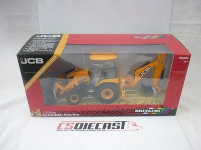 BF43343 Britains Farm Construction JCB 3CX Sitemaster Backhoe loader - Image 1 of 3