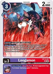 Loogamon - BT15-071 - C - Exceed Apocalypse #BT15-071 Digimon TCG - Picture 1 of 1
